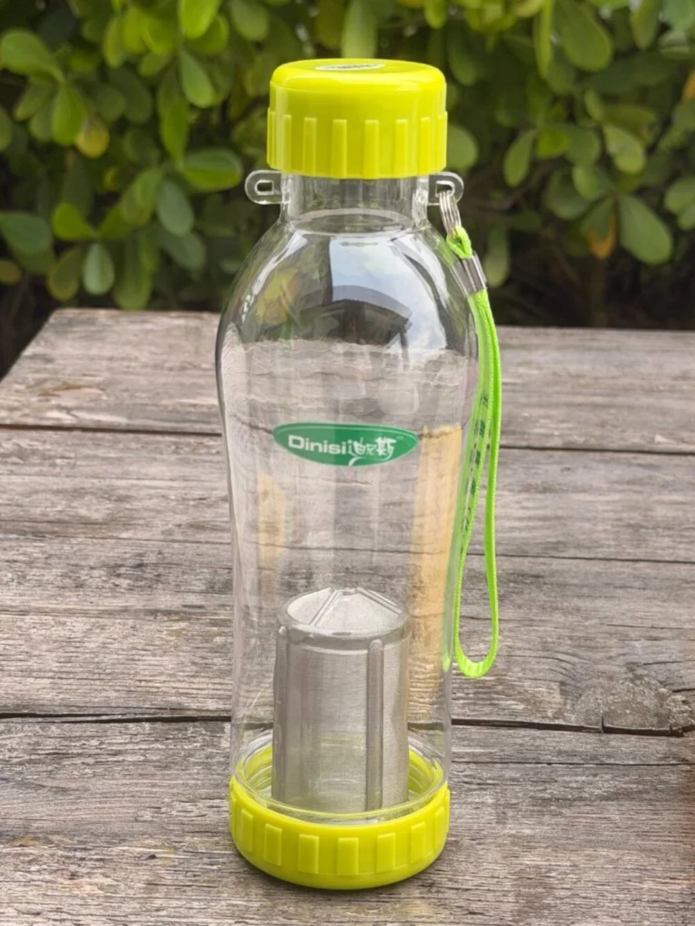NEW Water Bottle with Tea Infuser reusable Tumbler Strainer Portable Mesh Sleeve